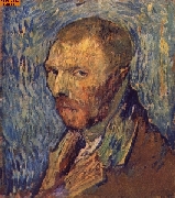 Selbstportr�t mit Strohhut nach van Gogh